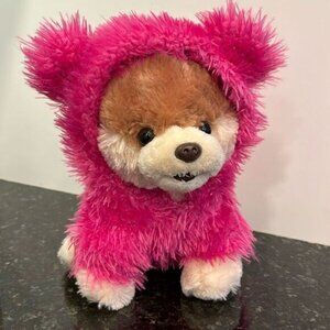 Gund BOO Worlds Cutest Dog Pomeranian Dog Plush Stuffed Animal w Pink Sweater